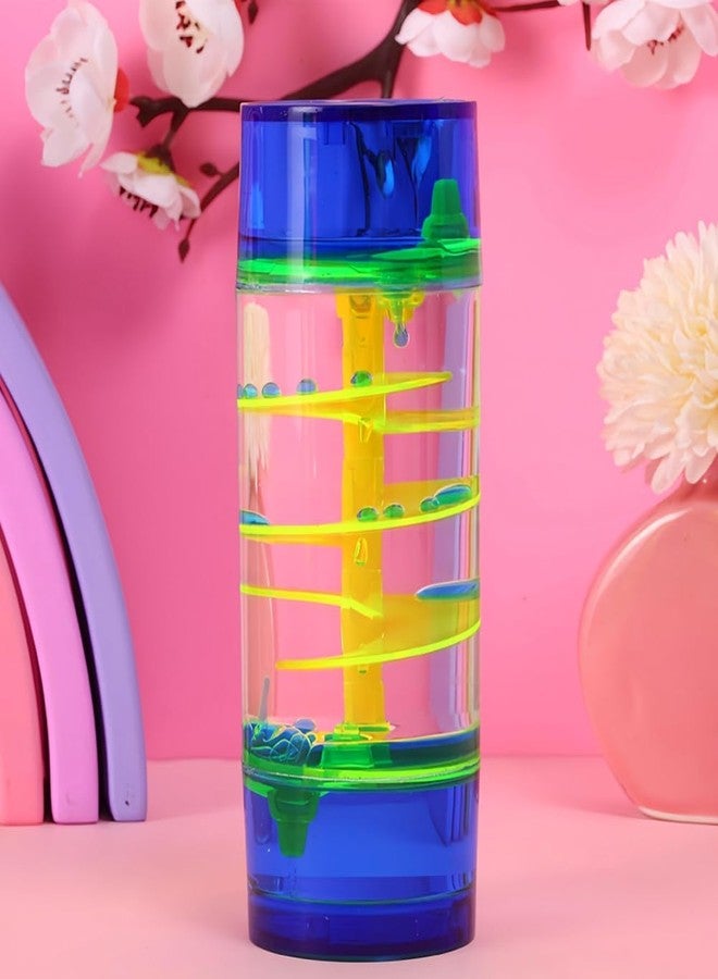 Oneshow Spiral Liquid Motion Bubbler Timer Colorful Water Timer Liquid Sensory Activity Fidget Calm Stress Relief Desk Adults Decoration Oil Hourglass - Image 4